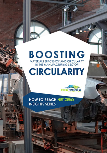 Boosting Circularity: Materials Efficiency and Circularity In The Manufacturing Secor Front Cover