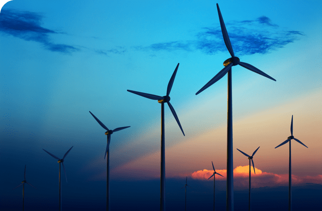 Image of wind turbines