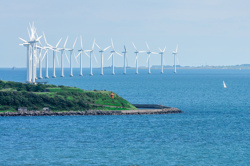 Photo of wind turbines