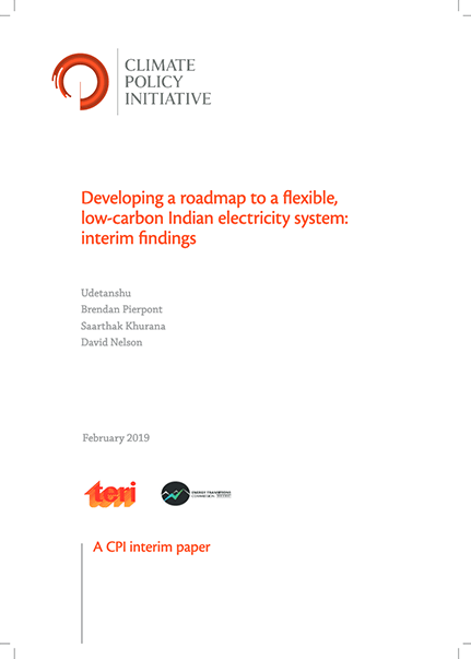 Developing a roadmap to a flexible, low-carbon Indian electricity system