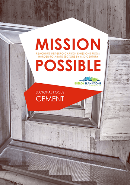 Mission Possible Sectoral Focus: Cement Front Cover