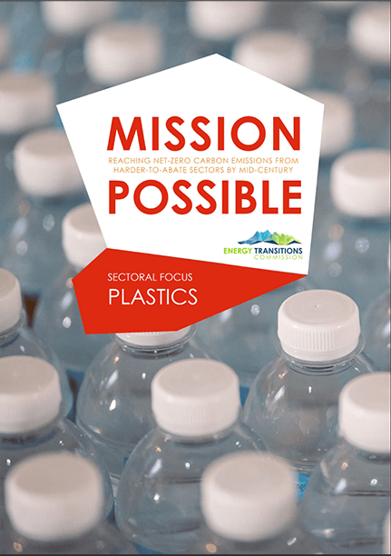 Mission Possible Sectoral Focus: Plastics Front Cover