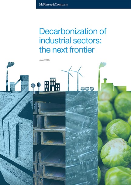 decarbonization of industrial sectors: the next frontier - front cover