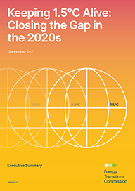 Keeping 1.5C Alive: Closing the Gap in the 2020s - Report Front Cover