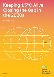 Keeping 1.5C Alive: Closing the Gap in the 2020s - Report Front Cover