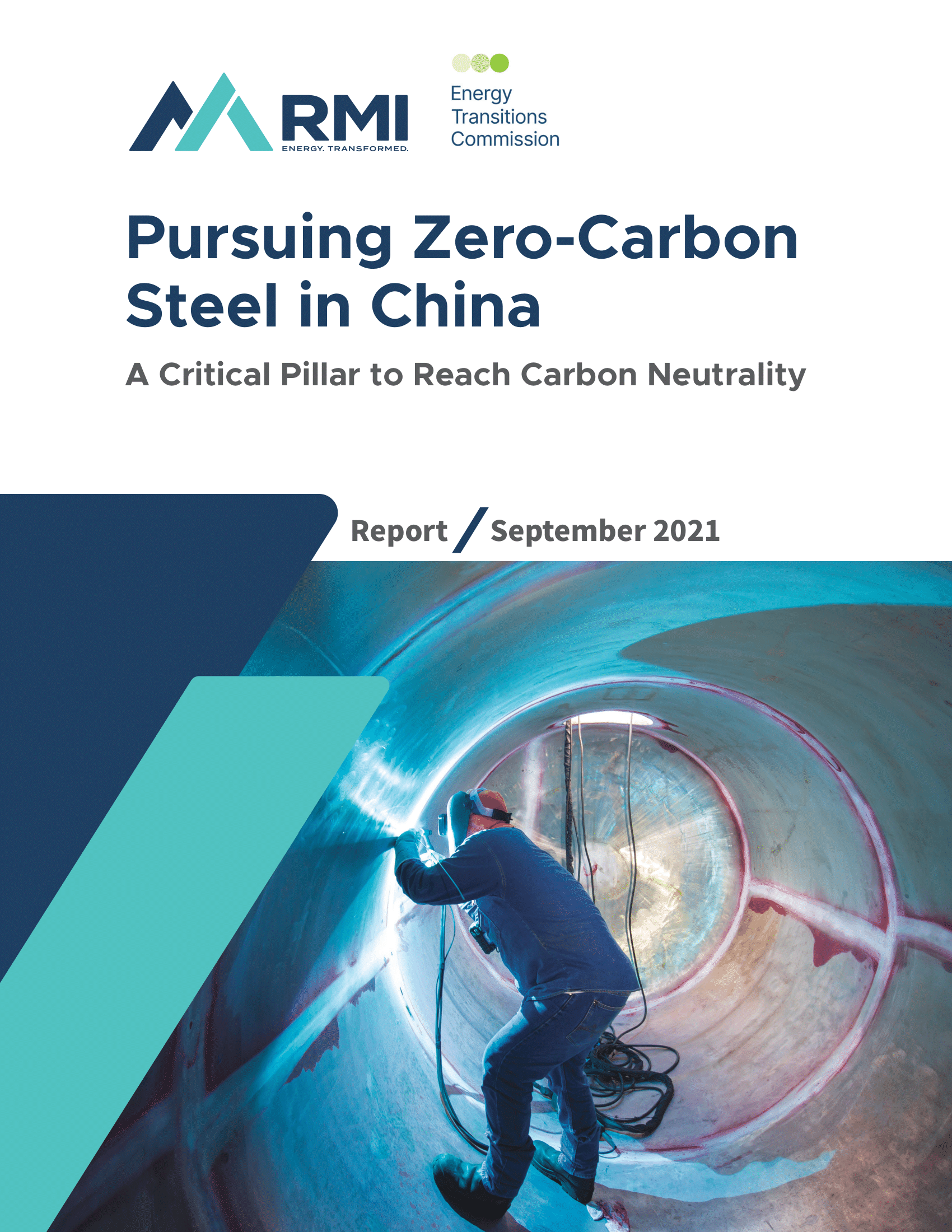 Pursuing Zero-Carbon Steel In China: A Critical Pillar to Reach Carbon Neutrality - Report Front Cover