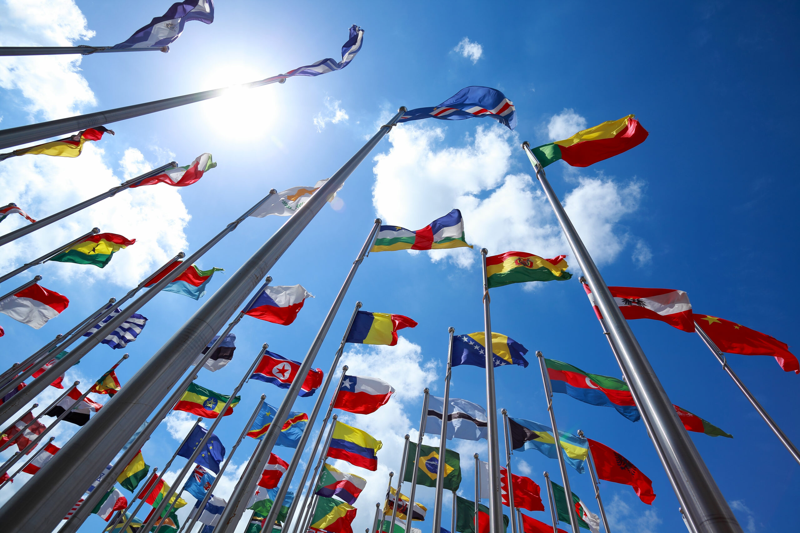 International flags
